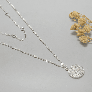 Collar Doble Microcircon 