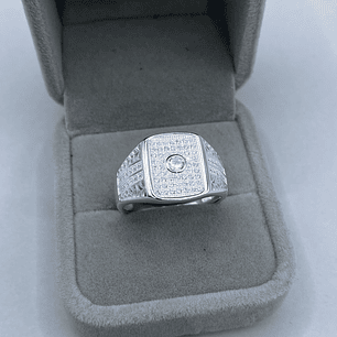 Anillo Sello Microcircon 