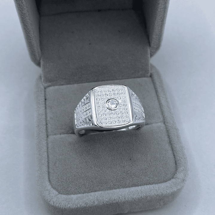 Anillo Sello Microcircon  1