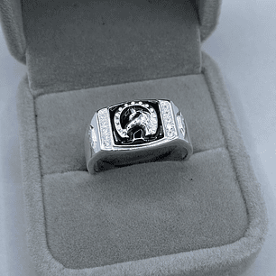 Anillo Sello Herradura/Caballo