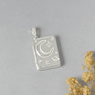 Colgante Relicario Luna