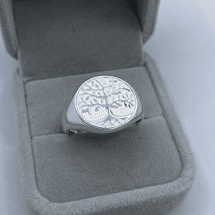Anillo Sello Árbol de la Vida