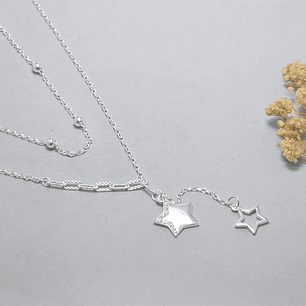 Collar Doble Estrellas