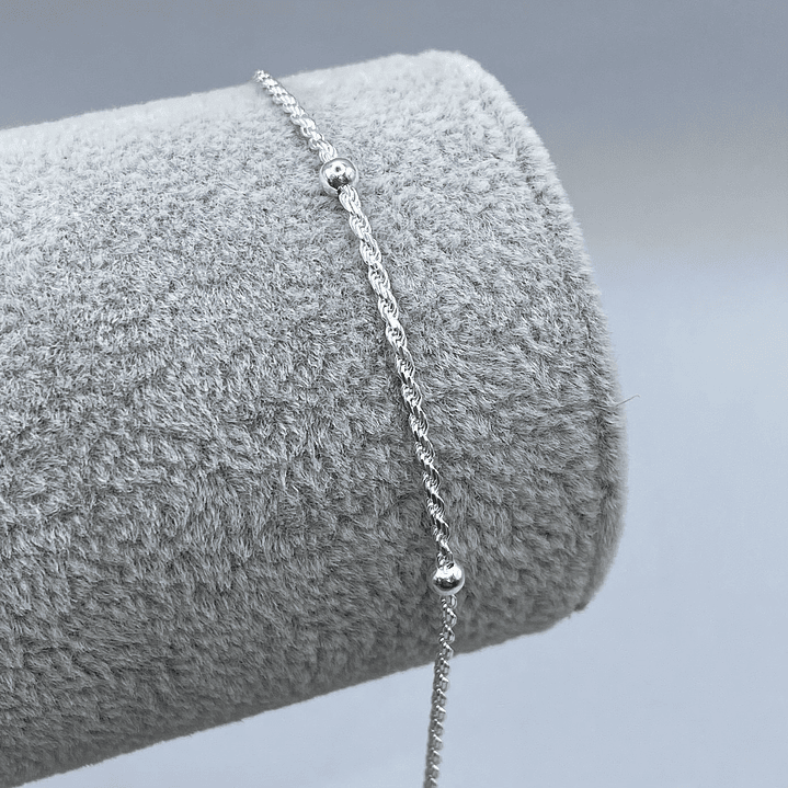 Pulsera Turbillon/Pelotita 18.5cm 1