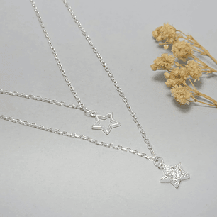 Collar Doble Estrella
