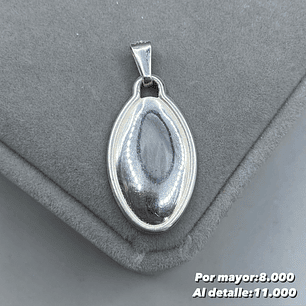 Colgante Placa Ovalada