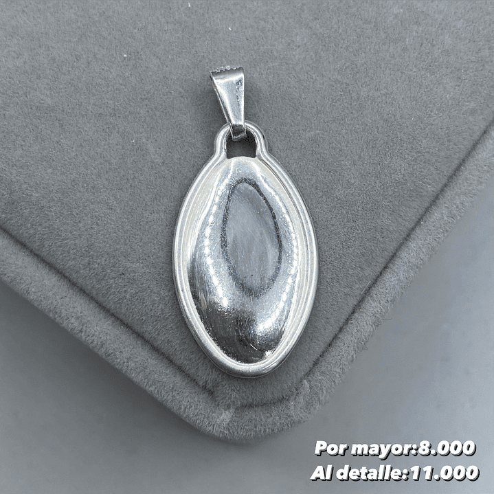 Colgante Placa Ovalada 1