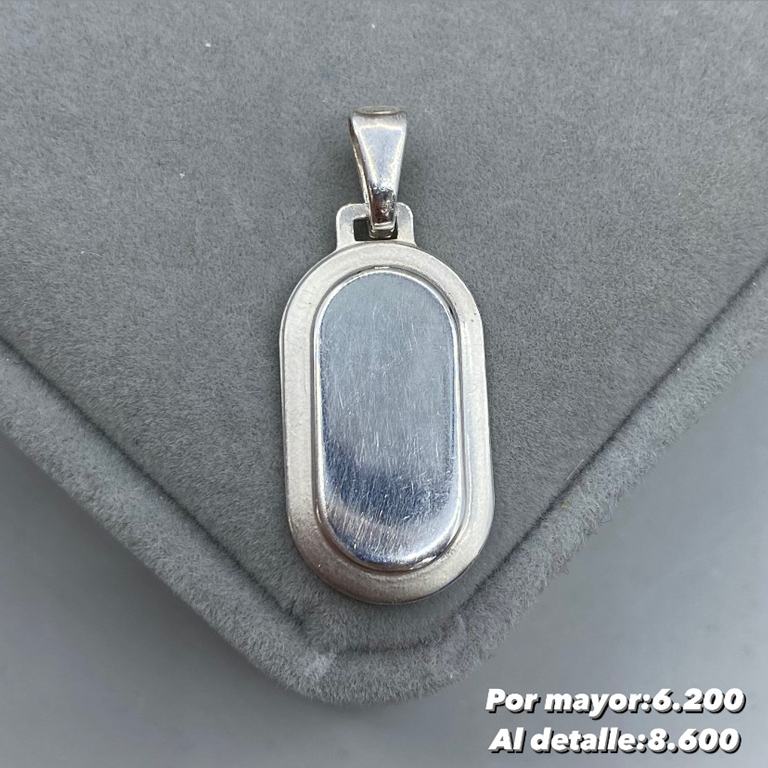 Colgante Placa Ovalada 1