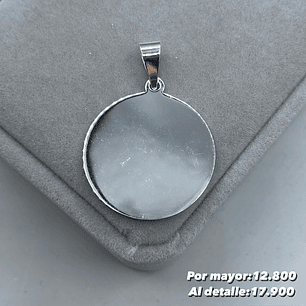 Colgante Placa Redonda