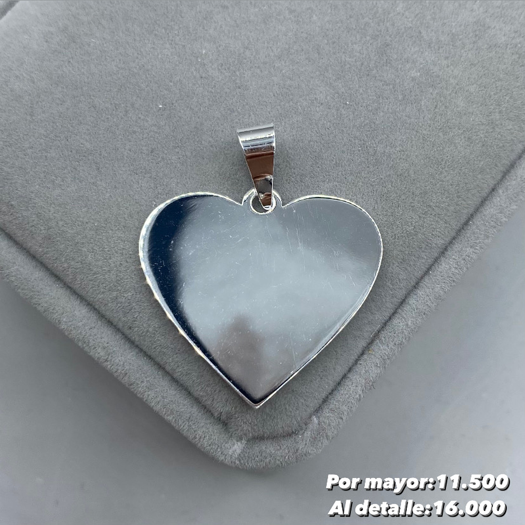 Colgante Placa Corazón  1