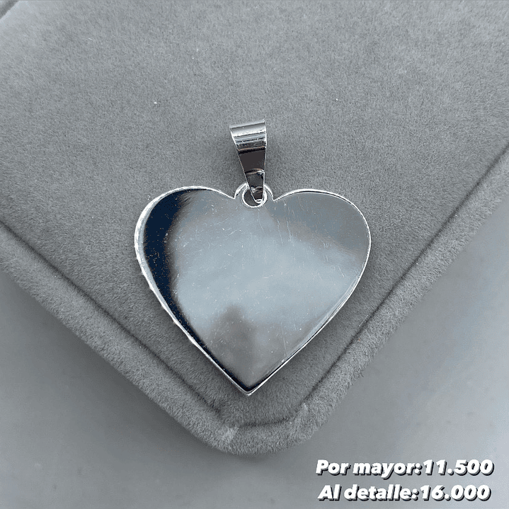 Colgante Placa Corazón  1