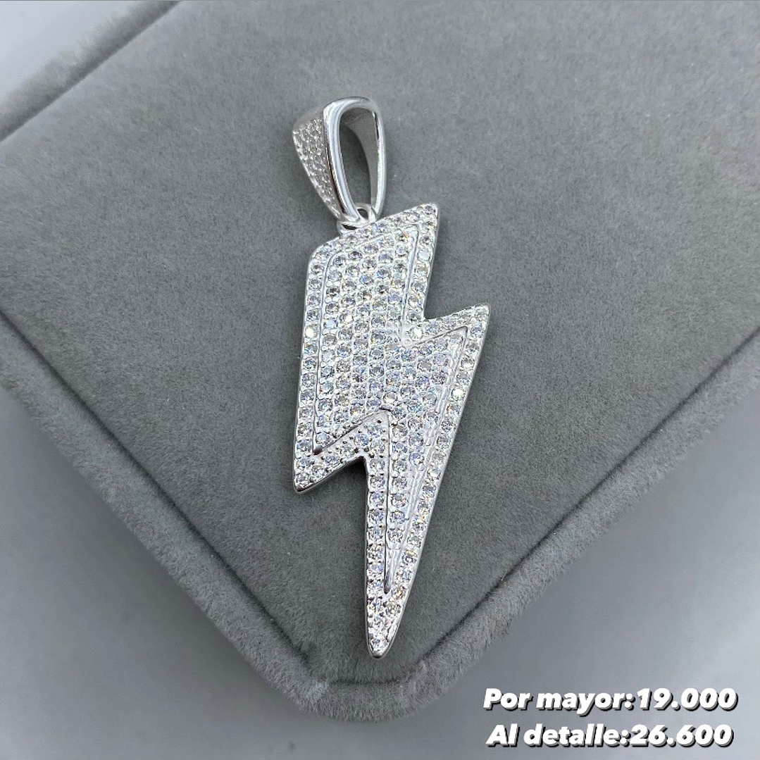 Colgante Rayo Microcircon  1