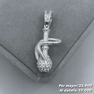 Colgante Hooka Microcircon 