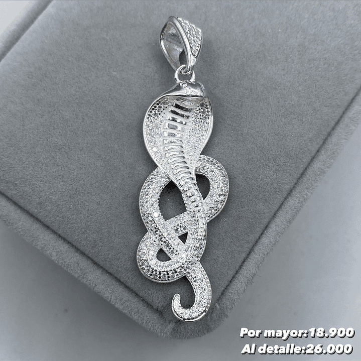 Colgante Cobra Microcircon  1