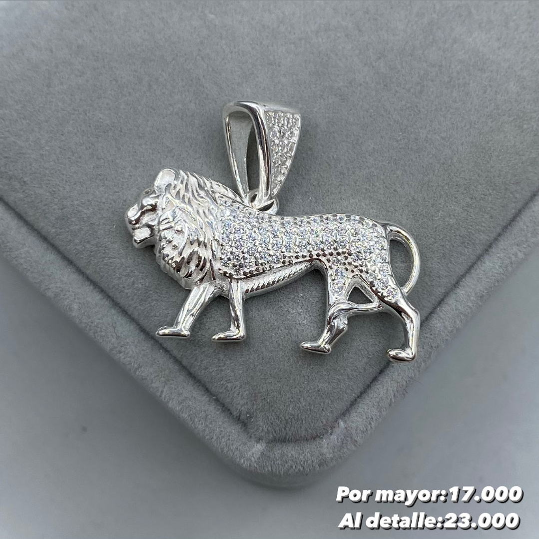 Colgante León Microcircon  1