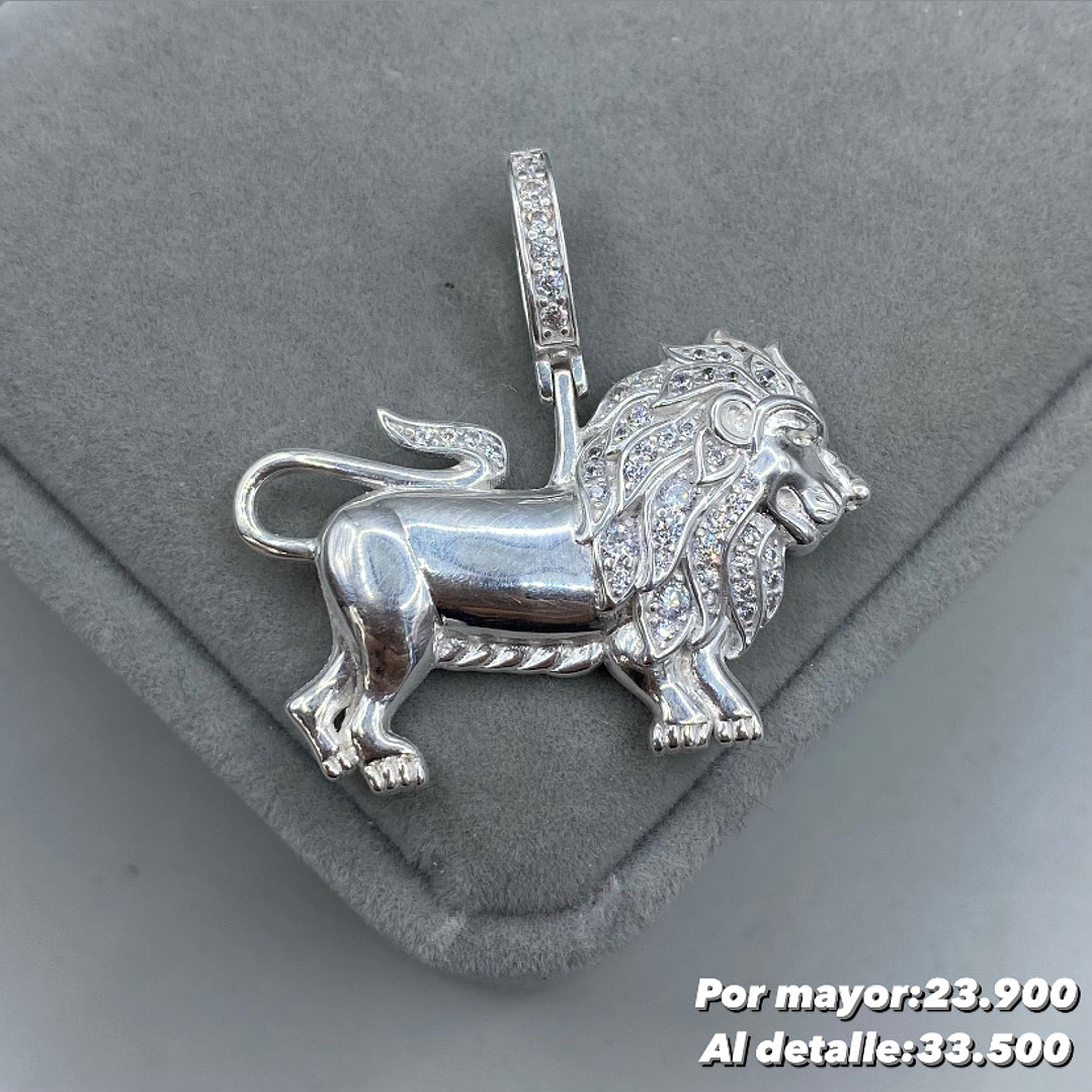 Colgante León Microcircon  1