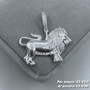 Colgante León Microcircon 