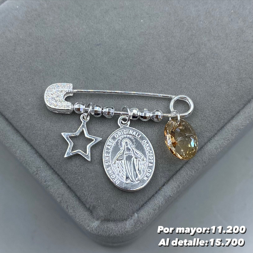 Prendedor Virgen de los rayos 1