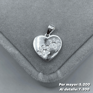 Colgante Huella de Perro