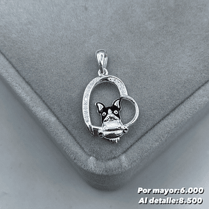 Colgante Perro Bulldog Frances
