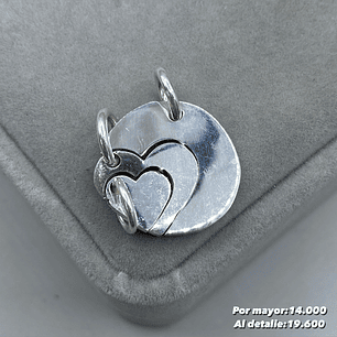 Colgante Corazón de la amistad