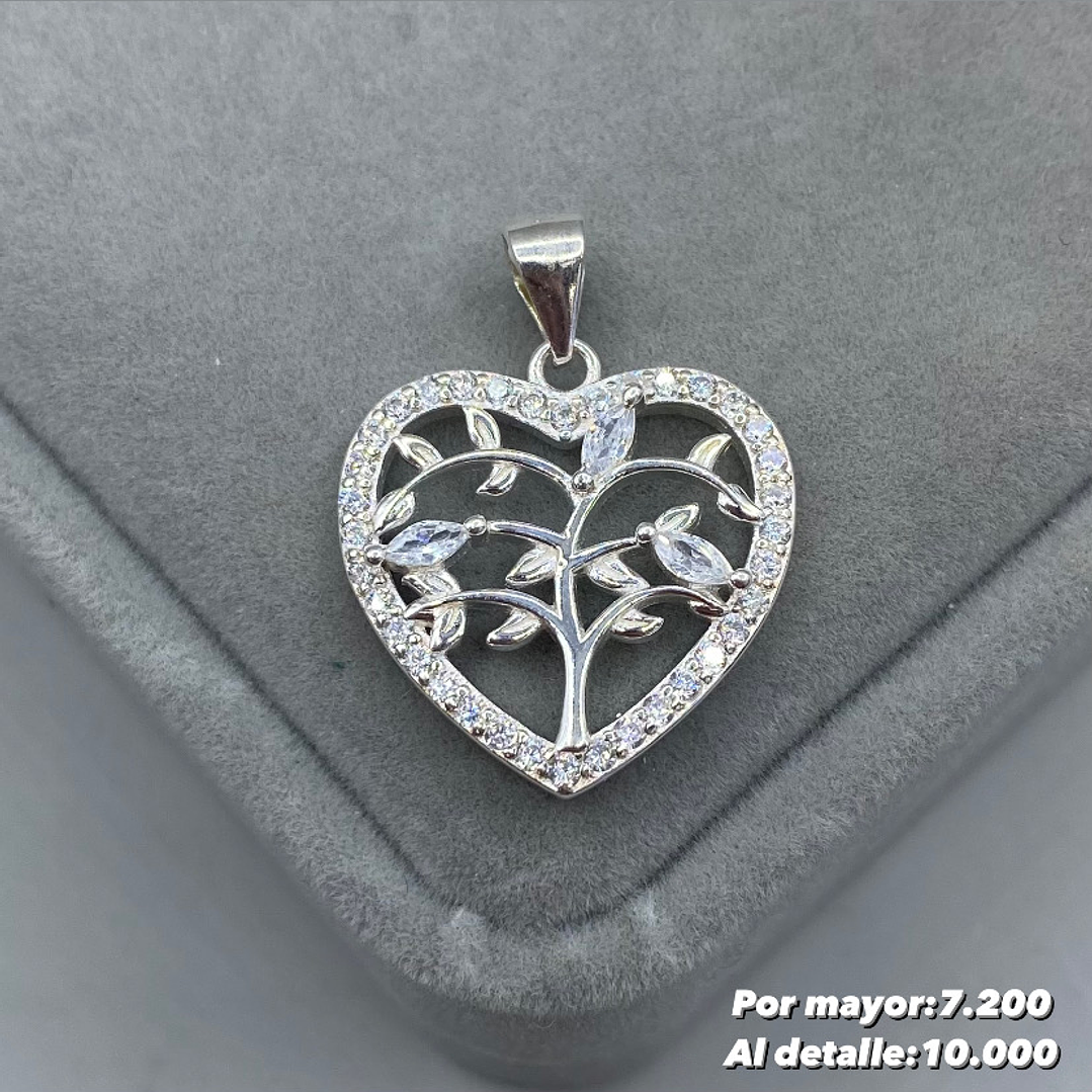 Colgante Corazón Árbol de la vida 1