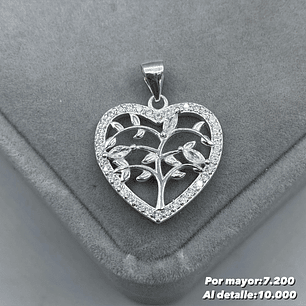 Colgante Corazón Árbol de la vida