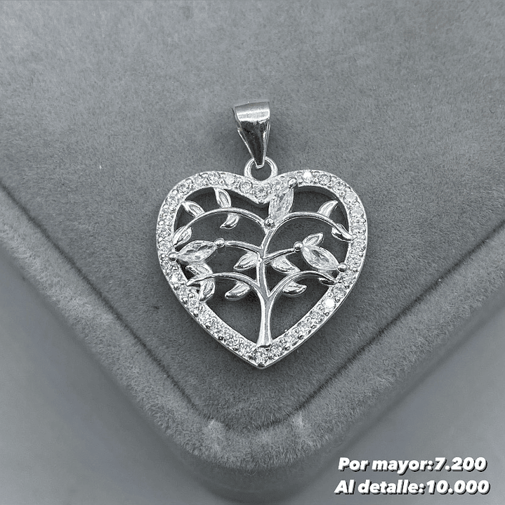 Colgante Corazón Árbol de la vida 1