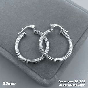 Argolla Antorchada 25mm