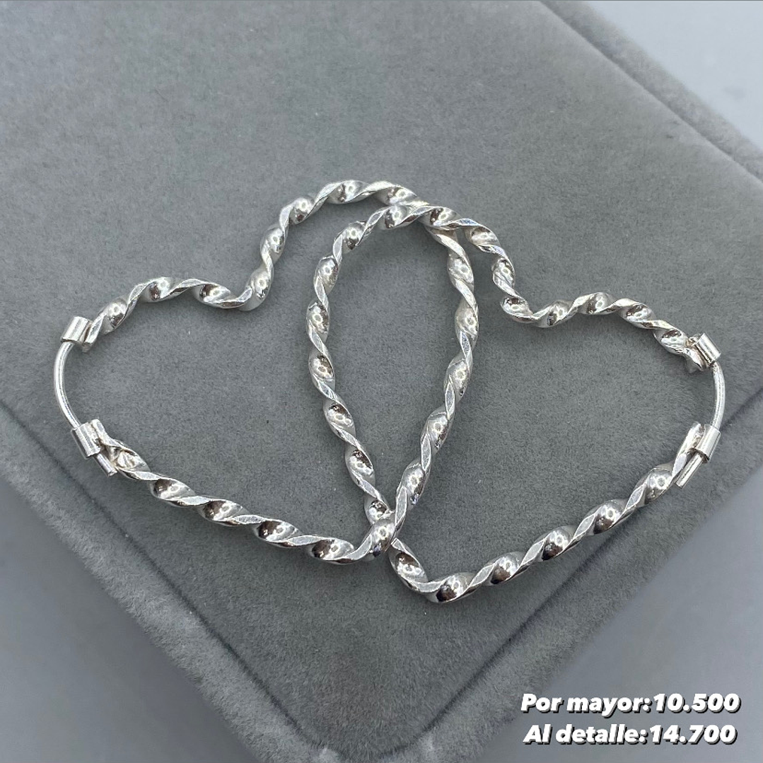 Argolla Corazón Antorchada 1