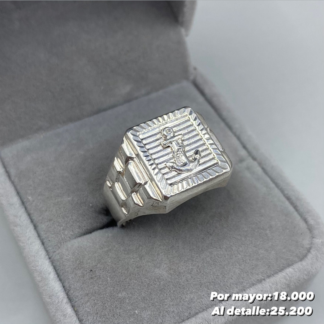 Anillo Sello Ancla 1