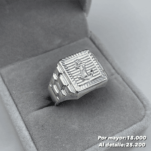 Anillo Sello Ancla
