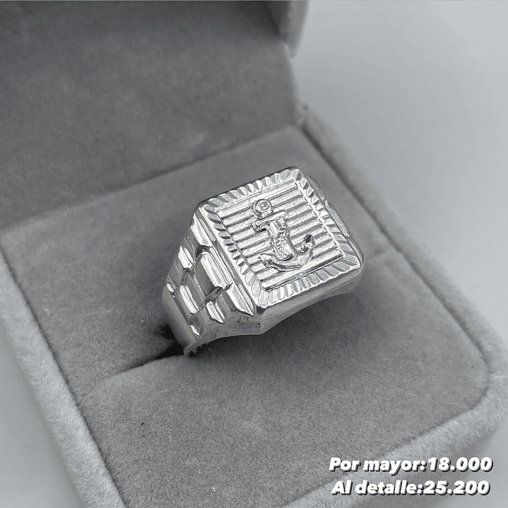 Anillo Sello Ancla 1