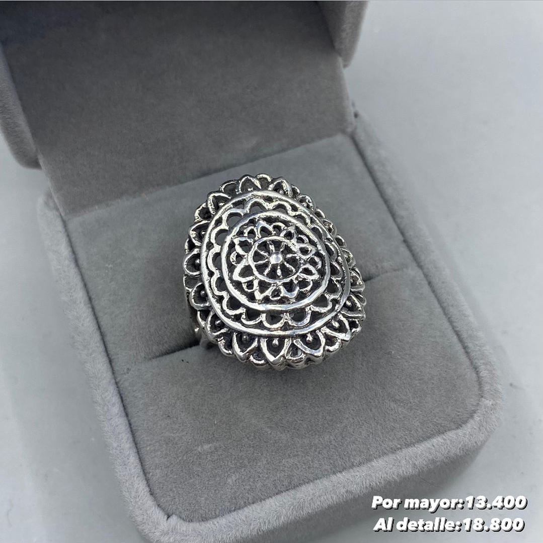 Anillo Envejecido de Plata  1