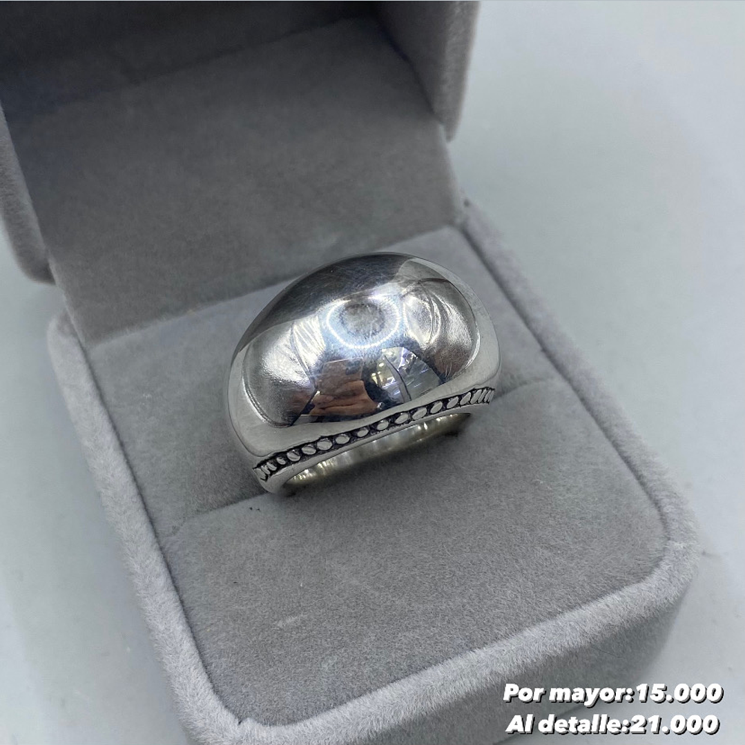 Anillo Envejecido de Plata 1
