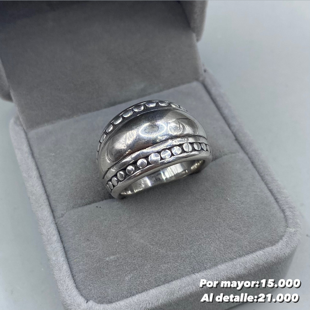 Anillo Envejecido de Plata 1