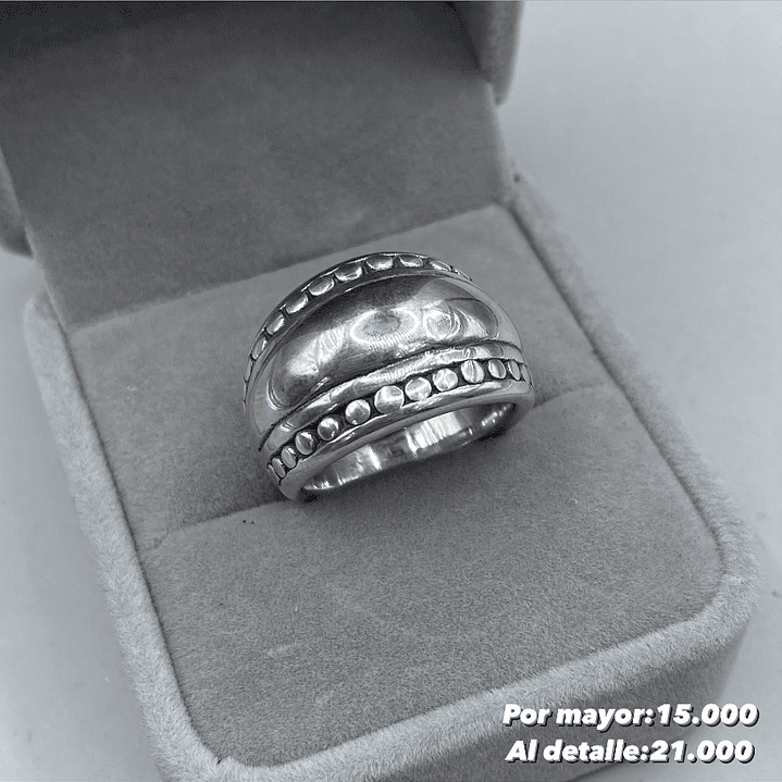 Anillo Envejecido de Plata 1