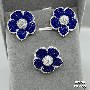 Conjunto Flor Microcircon 