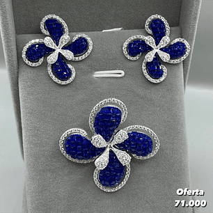 Conjunto Flor Microcircon 