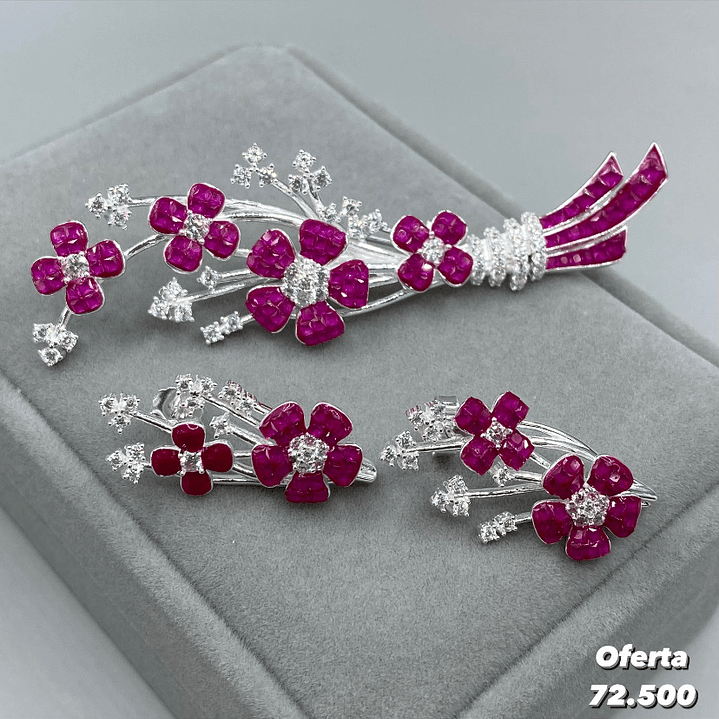 Conjunto Flor Microcircon  1