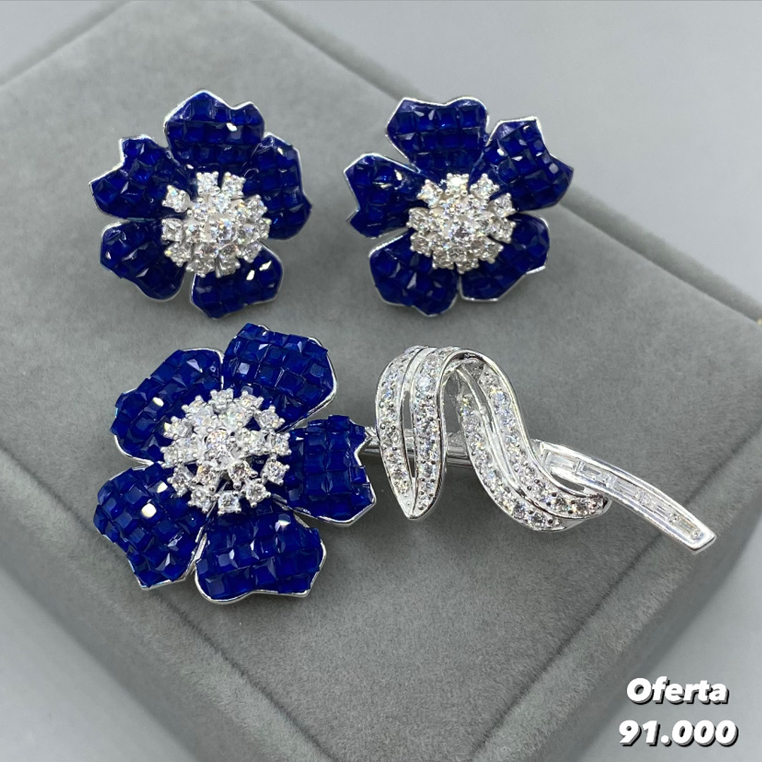 Conjunto Flor Microcircon  1