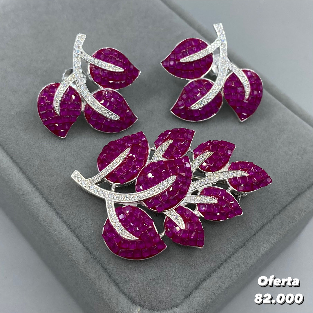 Conjunto Flor Microcircon  1