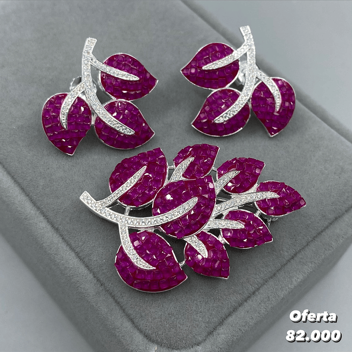 Conjunto Flor Microcircon  1