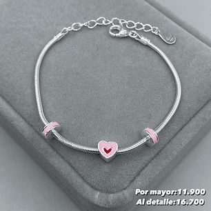 Pulsera de Niña Corazón 