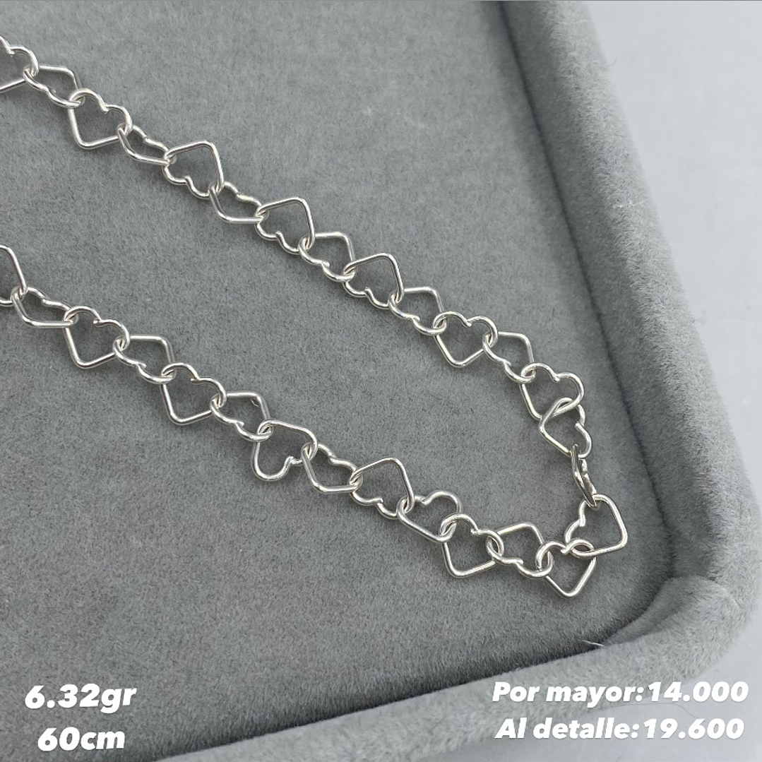 Cadena Corazón 60cm 1
