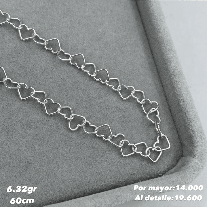 Cadena Corazón 60cm 1