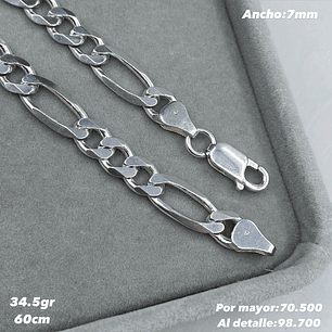 Cadena Cartier 7mm 60cm