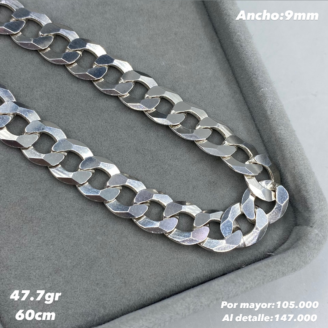 Cadena Grumet 9mm 60cm 1