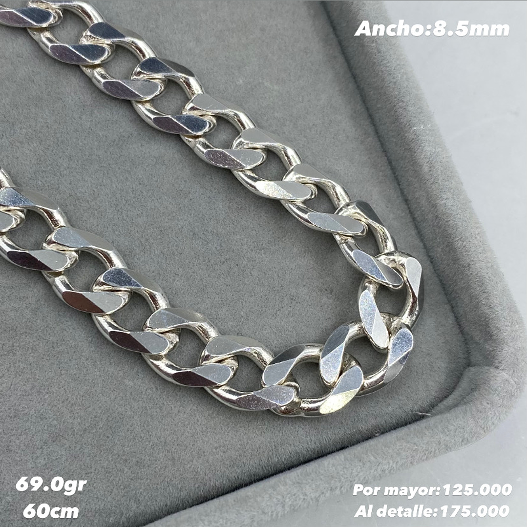 Cadena Grumet 8.5mm 60cm 1