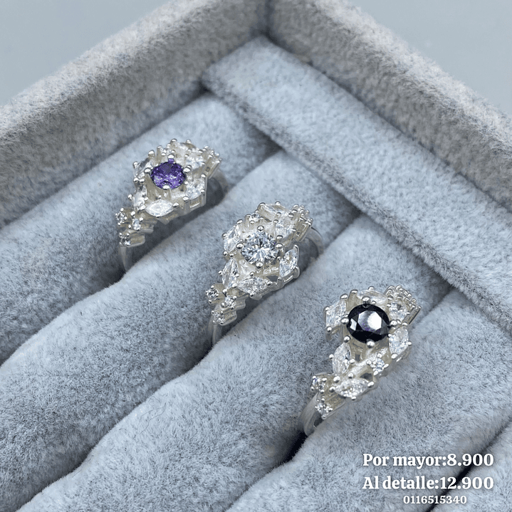 Anillo Medio Cintillo  1